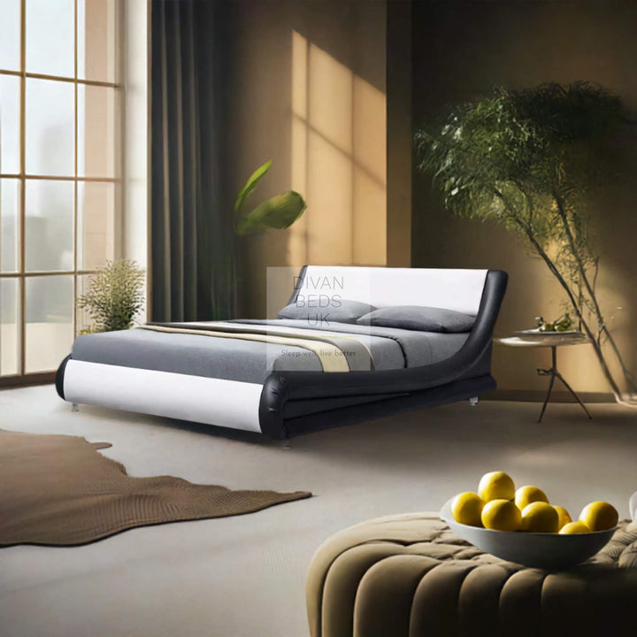 Volo Italian Modern Leather Bed