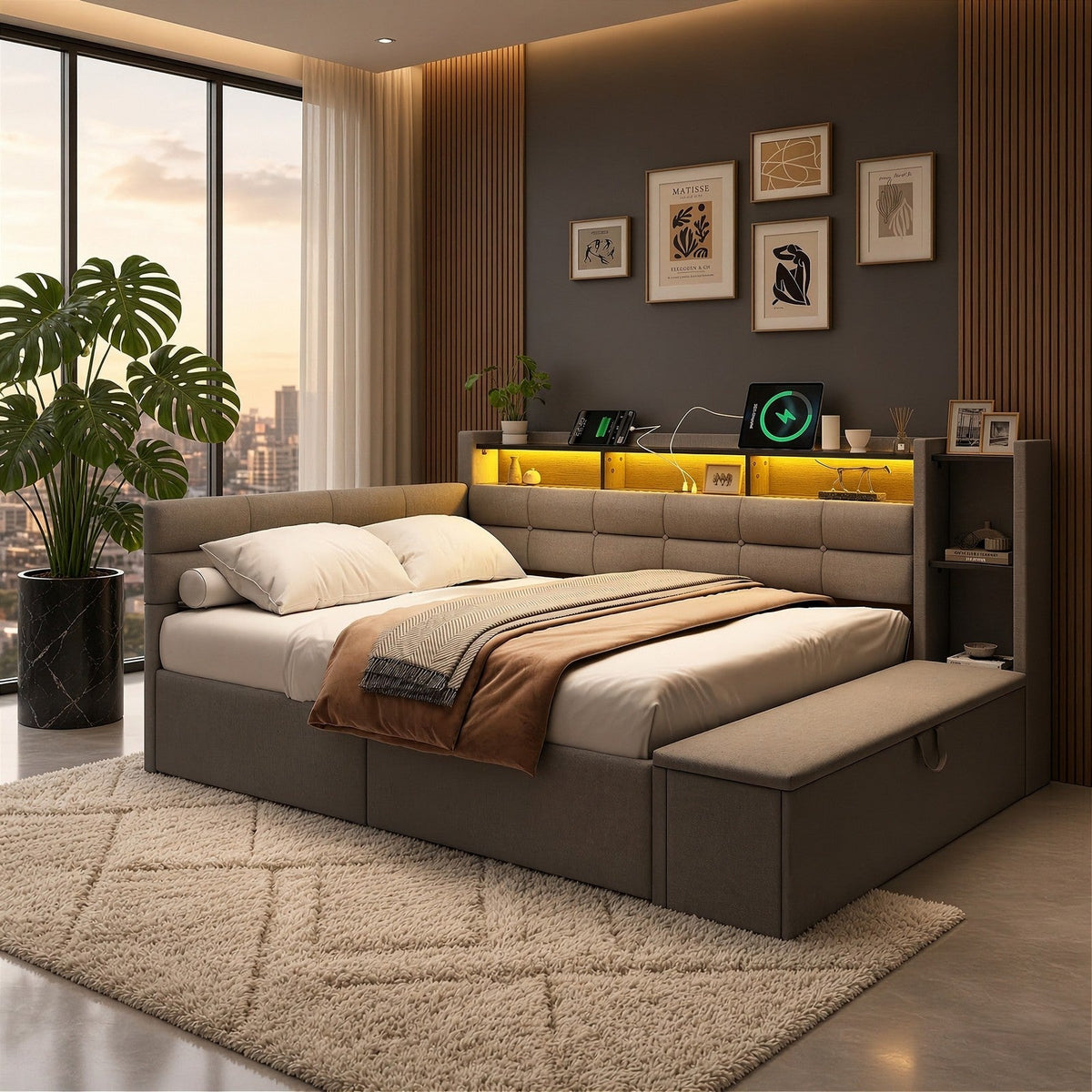 Cotton Day Beds – Soft Upholstered Style with Versatile Sleeping Space