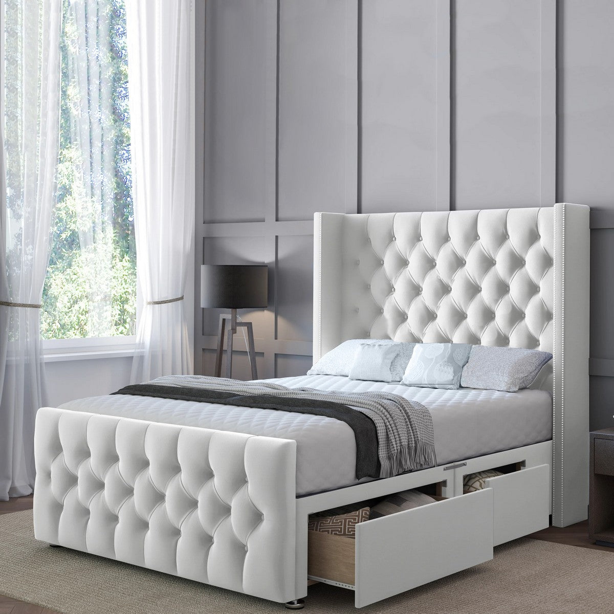 Winged Divan Beds