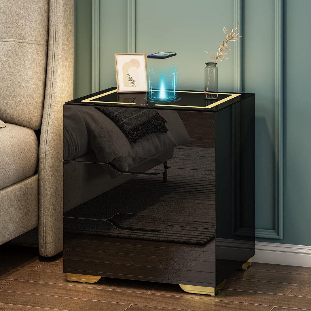 High Gloss Bedside Tables