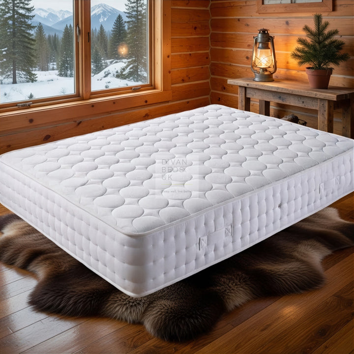 3000 Pocket Spring Organic Quilted 3D Airflow Memory Foam Mattress