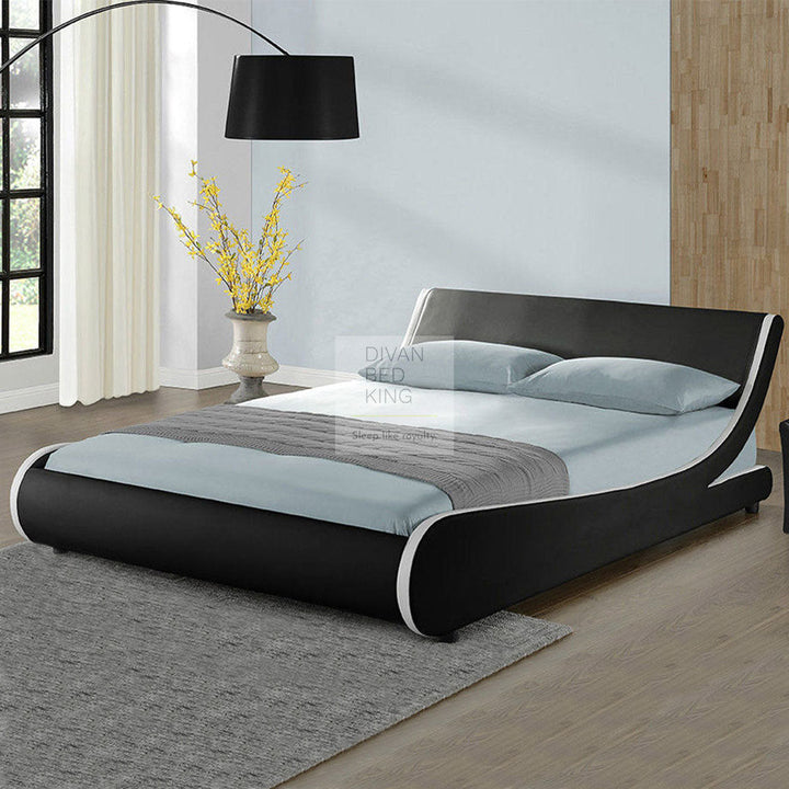 Mazzanti Italian Modern Leather Bed