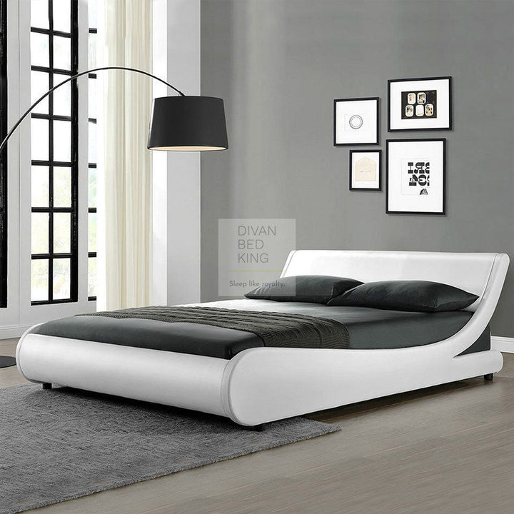 Mazzanti Italian Modern Leather Bed