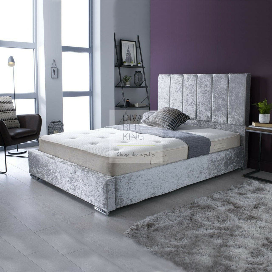 Palermo Luxury Upholstered Panel Bed Frame