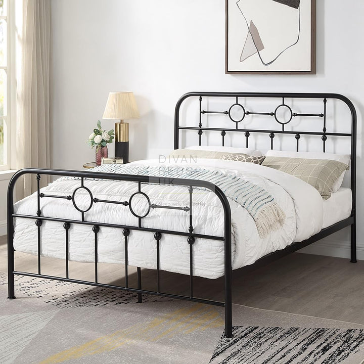 Bautista Black Metal Bed Frame