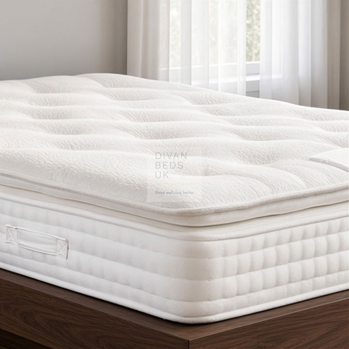 1500 Pocket Spring Organic Pillow Top Mattress
