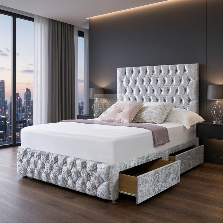 Beirut Divan Bed with Matching Footboard and Mattress Options