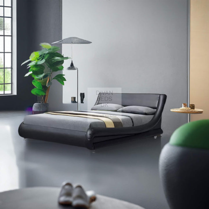 Volo Italian Modern Leather Bed