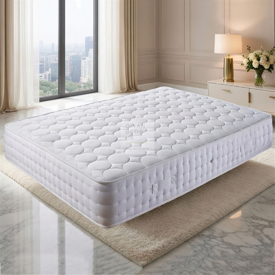 3000 Pocket Spring Organic Quilted Orthopaedic Airflow Memory Foam Mattress
