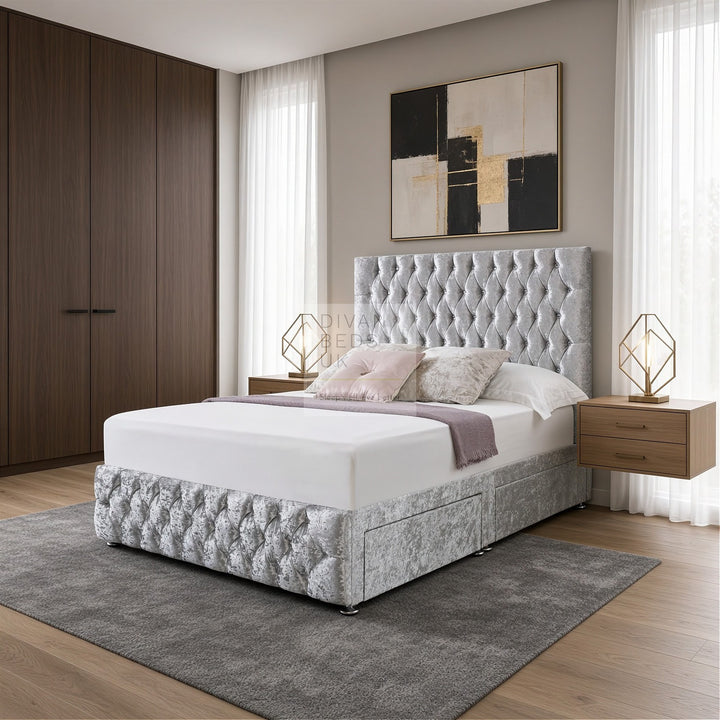 Beirut Divan Bed with Matching Footboard and Mattress Options