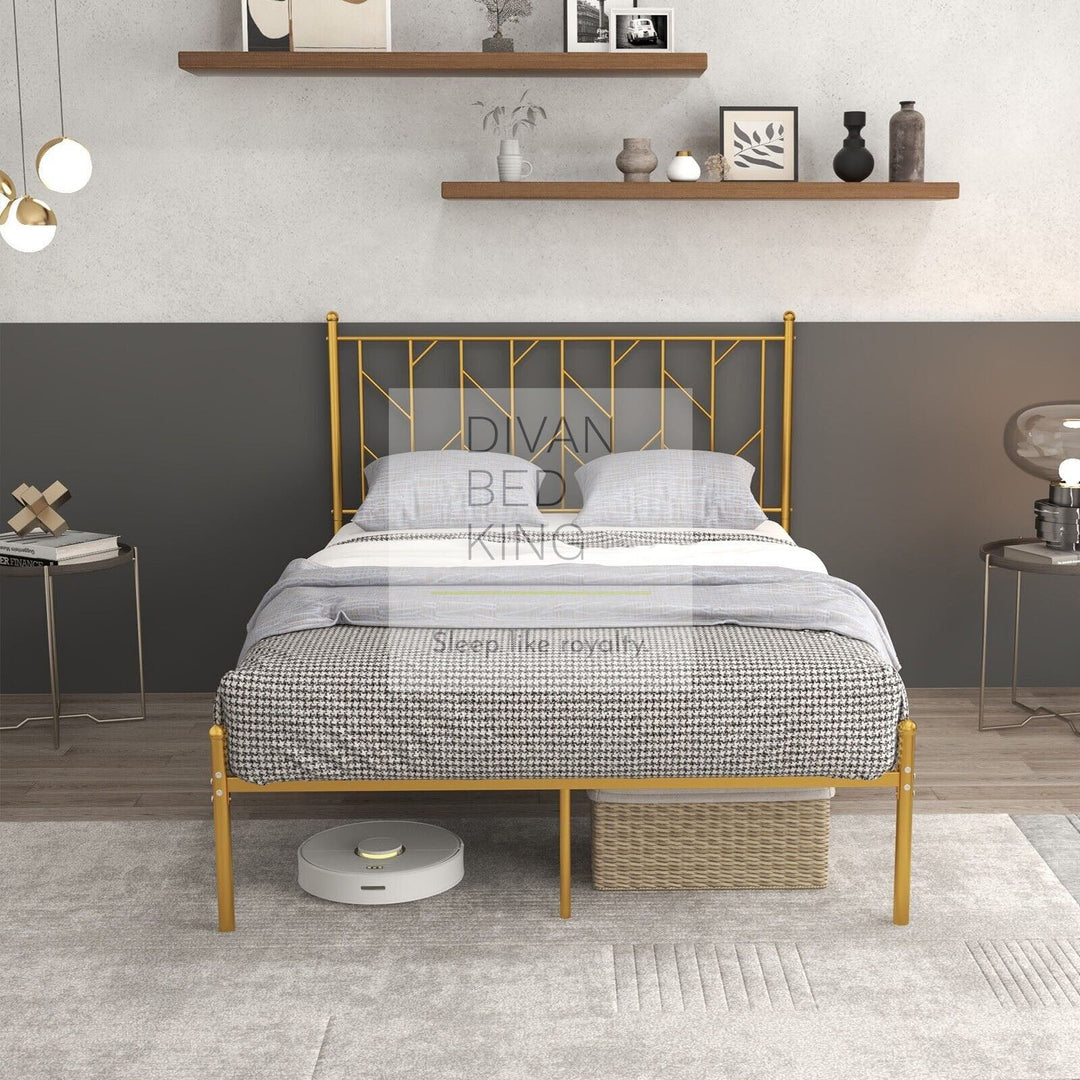 Georgia Gold Metal Bed Frame