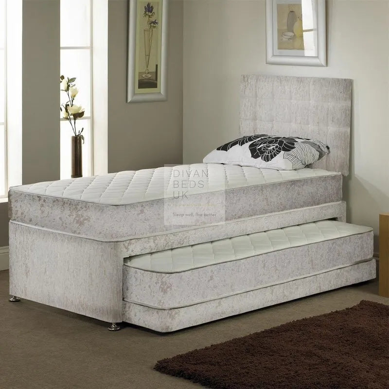 Cream Crushed Velvet