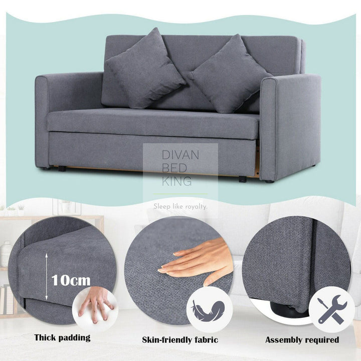 Ramiro 3 in 1 Sofa Bed 2 or 3 Seater with Storage