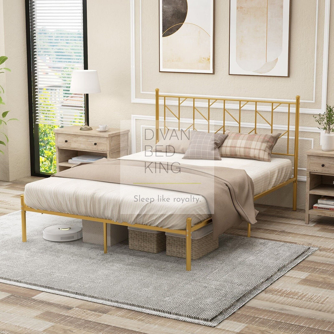 Georgia Gold Metal Bed Frame