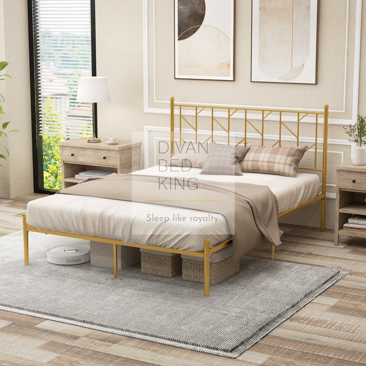 Georgia Gold Metal Bed Frame