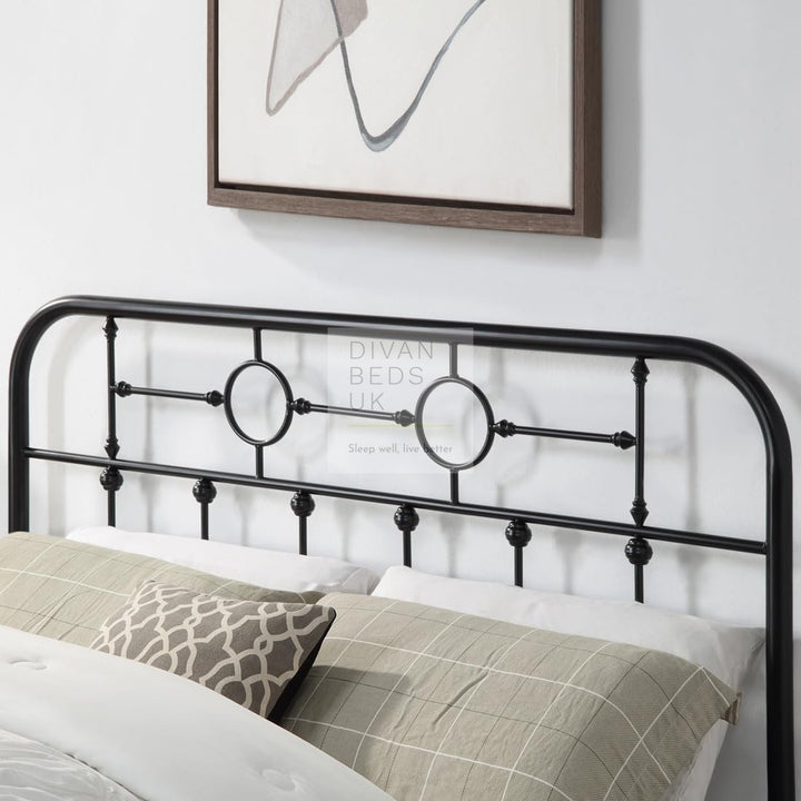 Bautista Black Metal Bed Frame