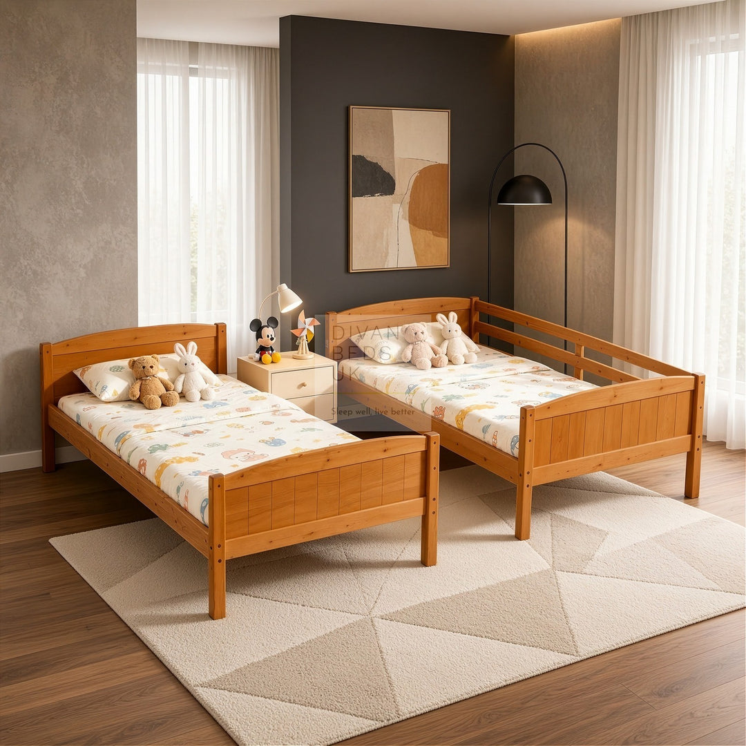 Columbus Detachable Pine Wooden Bunk Bed