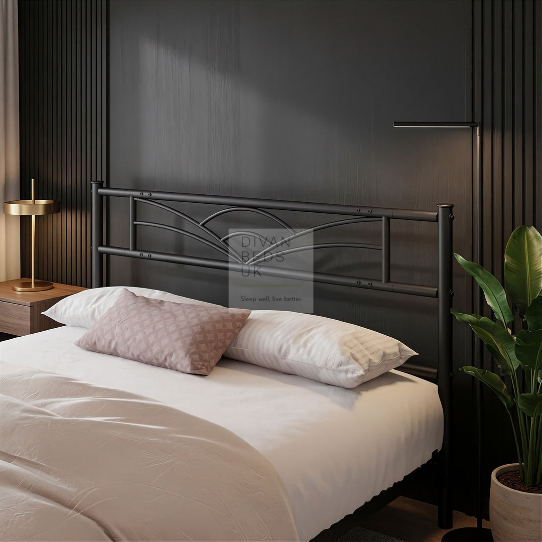 Georgia Black Metal Bed Frame