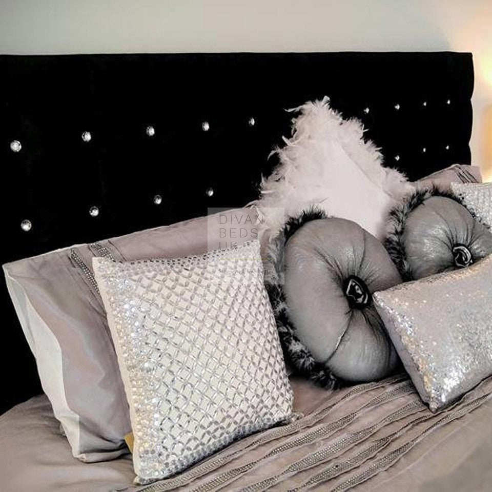 Valencia Luxury Crushed Velvet Upholstered Bed Frame