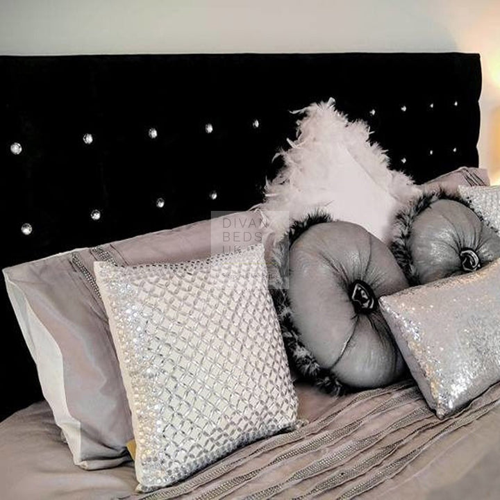 Valencia Luxury Crushed Velvet Upholstered Bed Frame