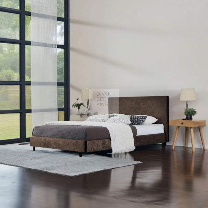 Emmerson Fabric Upholstered Low Rise Bed Frame