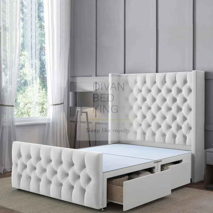 The Sydney Divan Bed Set With Luxury Headboard