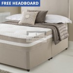 Clyde Divan Bed with Spring Memory Foam Mattress with Airflow