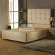 Alastair Suede Divan Bed Base with Headboard Options