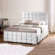 Marla Luxury Crushed Velvet Fabric Upholstered Bed Frame