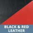 Black & Red Leather