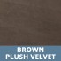 Brown Plush Velvet