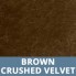 Brown Crushed Velvet
