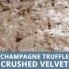 Champagne Truffle Crushed Velvet