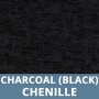 Charcoal (Black) Chenille