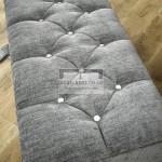 Dina Diamonte Fabric Upholstered Bed Frame