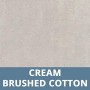Cream Brushed Cotton