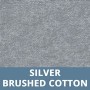 Silver Brushed Cotton