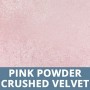 Pink Powder Crushed Velvet