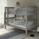 Columbus Grey Detachable Wooden Bunk Bed
