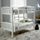 Florentina White Detachable Wooden Bunk Bed