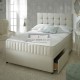 Carlton Leather Divan Bed with 1500 Pocket Spring Memory Foam Mattress
