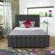 Annette Diamond Fabric Bed with 1500 Pocket Spring Mattress