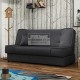 Snug Swyft Dark Grey Linen Sofa Bed with Storage