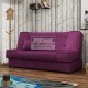 Snug Swyft Purple Linen Sofa Bed with Storage