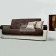 Stanford Brown Beige 2 Seater Sofa Bed with Storage