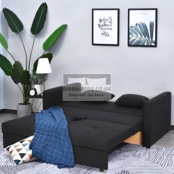 Adamaris 3 in 1 Sofa Bed 2 Seater with Storage